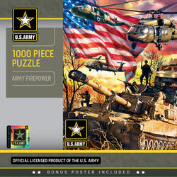 Puzzle Masterpieces: 1000 Piece U.S. Army - Army Firepower
