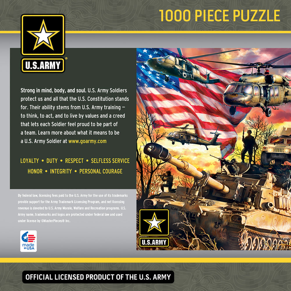 Puzzle Masterpieces: 1000 Piece U.S. Army - Army Firepower