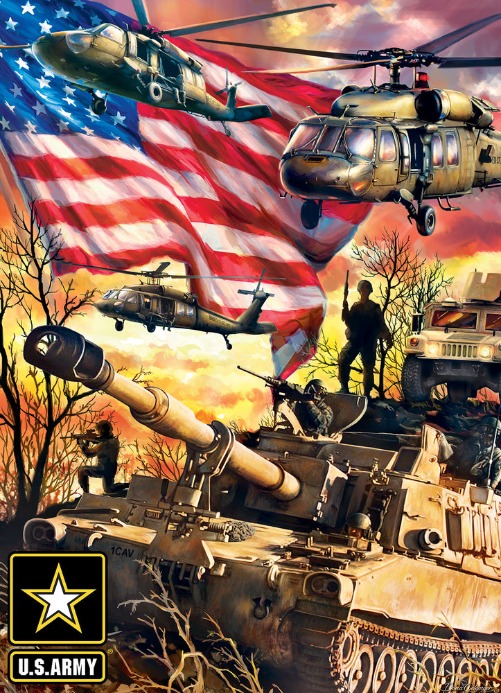 Puzzle Masterpieces: 1000 Piece U.S. Army - Army Firepower