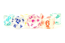 Dice Metallic Dice Co: Poly 7 Set Unicorn