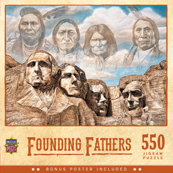 Puzzle Masterpieces:  550 Piece Tribal Spirit - Founding Fathers