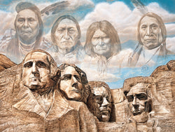 Puzzle Masterpieces:  550 Piece Tribal Spirit - Founding Fathers