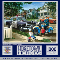 Puzzle Masterpieces: 1000 Piece Hometown Heroes - Neighborhood Patrol
