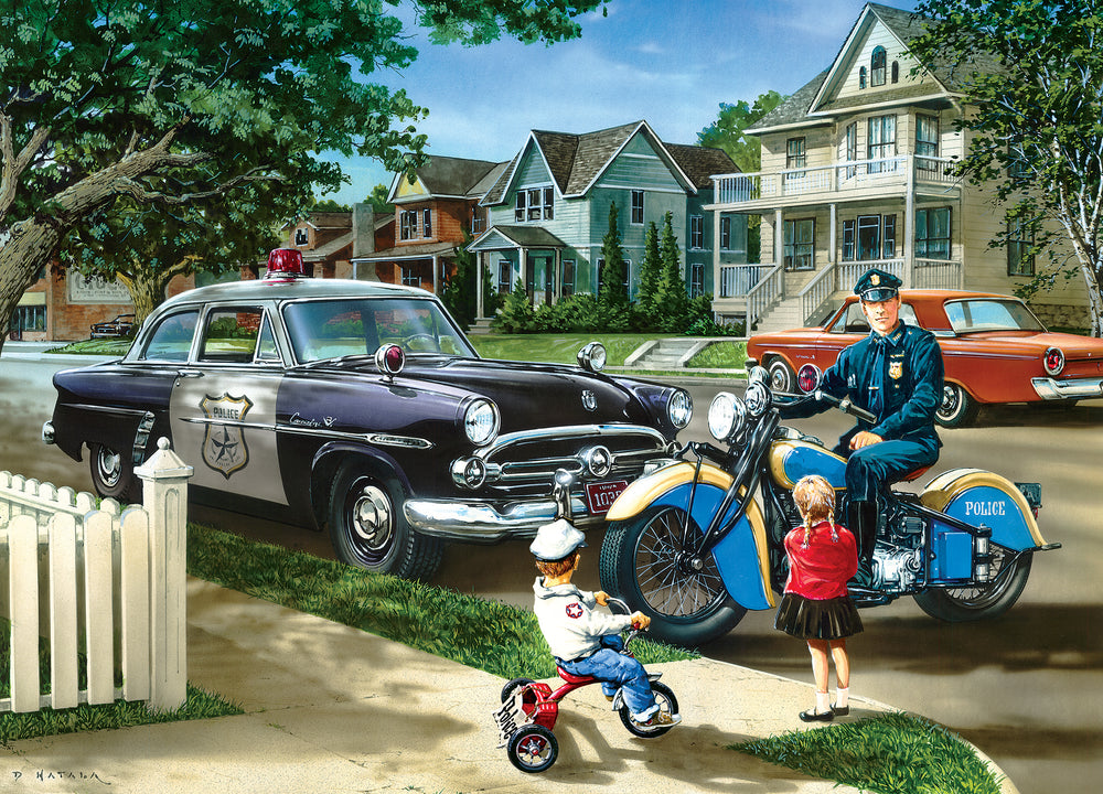Puzzle Masterpieces: 1000 Piece Hometown Heroes - Neighborhood Patrol