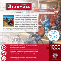 Puzzle Masterpieces: 1000 Piece Farmall Case IH - Red Power