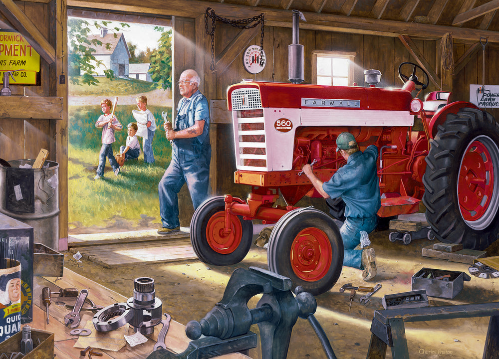 Puzzle Masterpieces: 1000 Piece Farmall Case IH - Red Power
