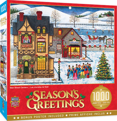 Puzzle Masterpieces: 1000 Piece Holiday - Main Street Carolers
