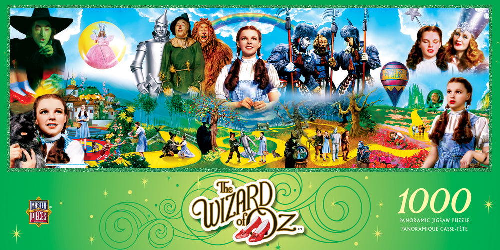 Puzzle Masterpieces: 1000 Piece Panoramic The Wizard of Oz -
