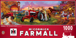 Puzzle Masterpieces: 1000 Piece Panoramic Farmall Case IH - Horse Power Pano