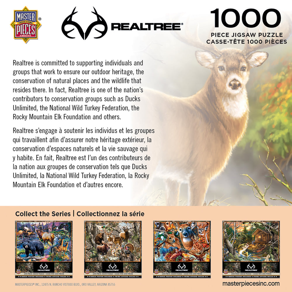 Puzzle Masterpieces: 1000 Piece RealTree - Backcountry Buck