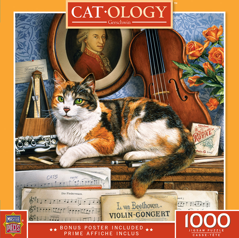 Puzzle Masterpieces: 1000 Piece Catology - Gerschwin