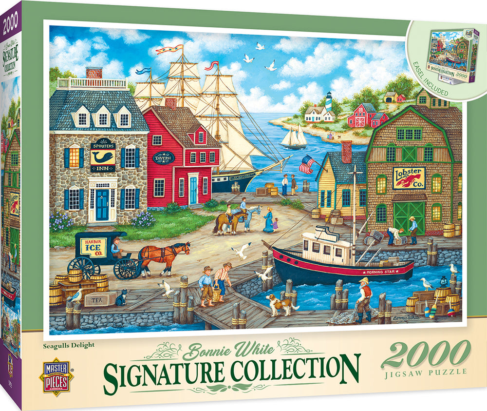 Puzzle Masterpieces: 2000 Piece  Signature - Seagulls Delight