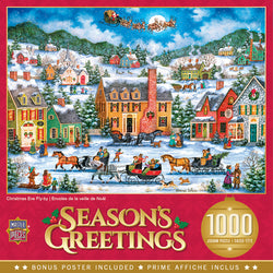Puzzle Masterpieces: 1000 Piece Holiday - Christmas Eve Fly By