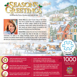Puzzle Masterpieces: 1000 Piece Holiday - Christmas Eve Fly By