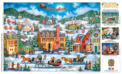 Puzzle Masterpieces: 1000 Piece Holiday - Christmas Eve Fly By