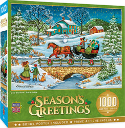 Puzzle Masterpieces: 1000 Piece Holiday - Over the River