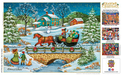 Puzzle Masterpieces: 1000 Piece Holiday - Over the River