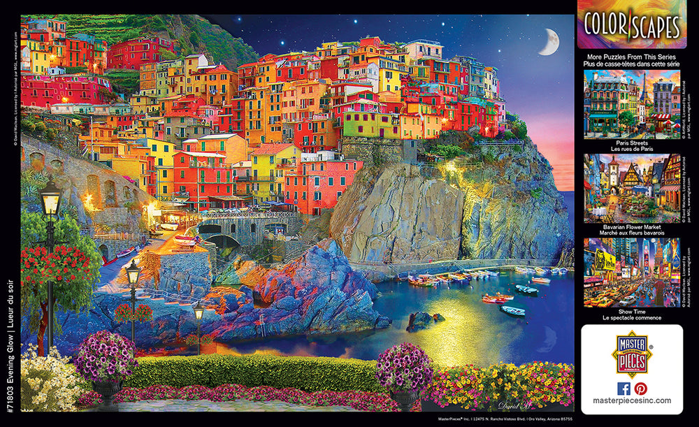 Puzzle Masterpieces: 1000 Piece Colorscapes - Evening Glow