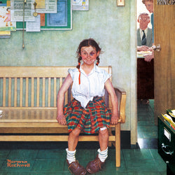 Puzzle Masterpieces: 1000 Piece Saturday Evening Post Norman Rockwell - The Shiner
