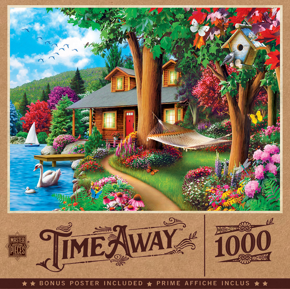 Puzzle Masterpieces: 1000 Piece Time Away - Around the Lake