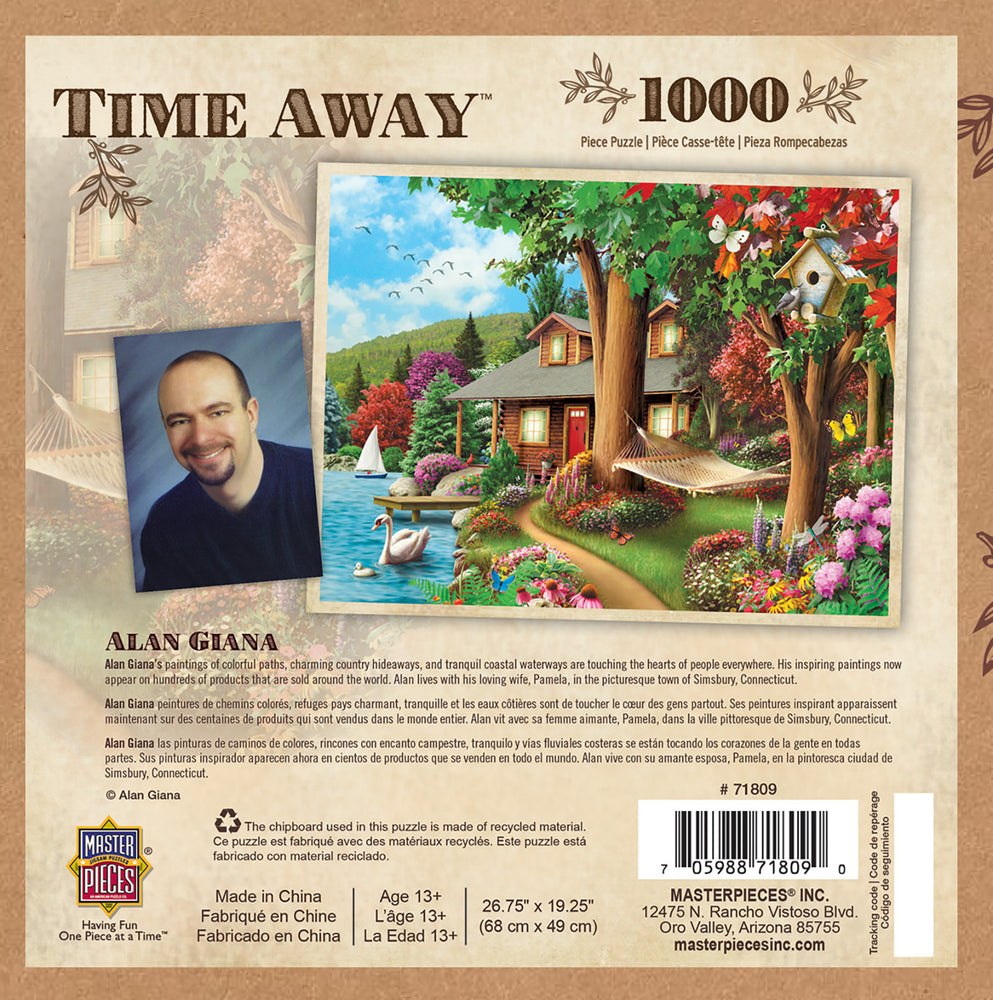 Puzzle Masterpieces: 1000 Piece Time Away - Around the Lake