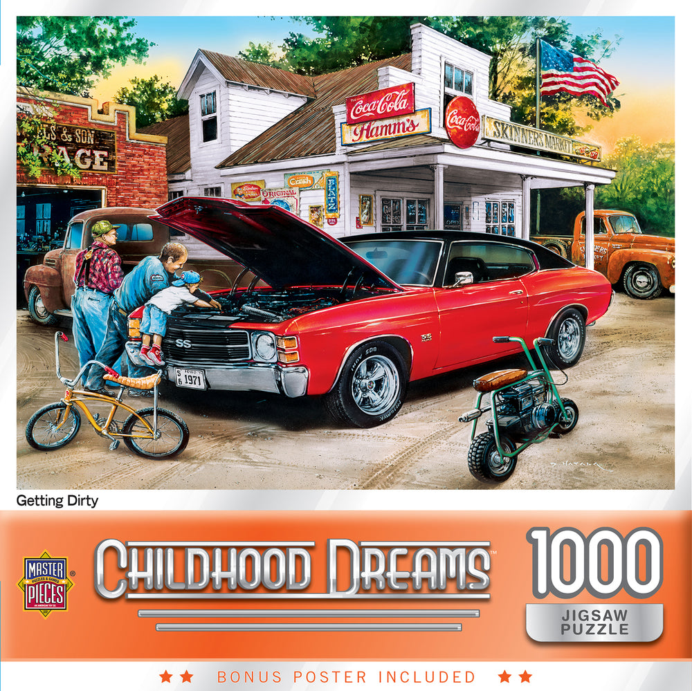 Puzzle Masterpieces: 1000 Piece Childhood Dreams - Getting Dirty