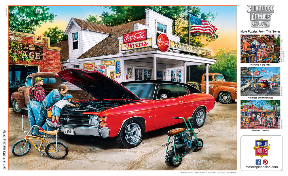 Puzzle Masterpieces: 1000 Piece Childhood Dreams - Getting Dirty