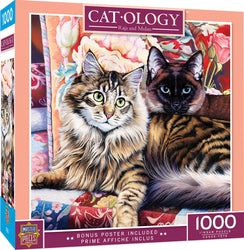 Puzzle Masterpieces: 1000 Piece Catology - Raja and Mulan