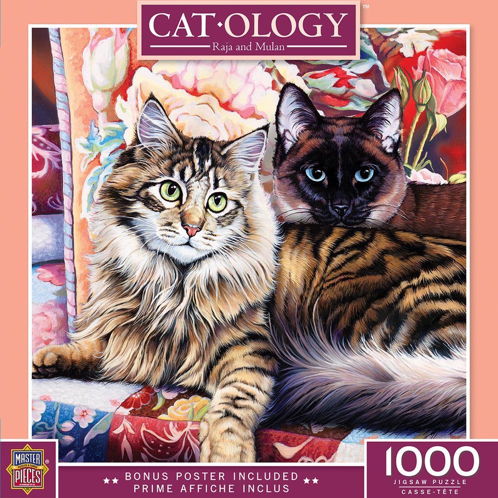 Puzzle Masterpieces: 1000 Piece Catology - Raja and Mulan