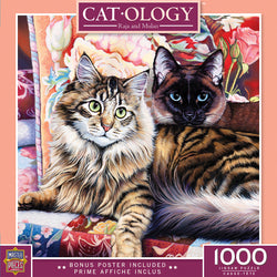 Puzzle Masterpieces: 1000 Piece Catology - Raja and Mulan
