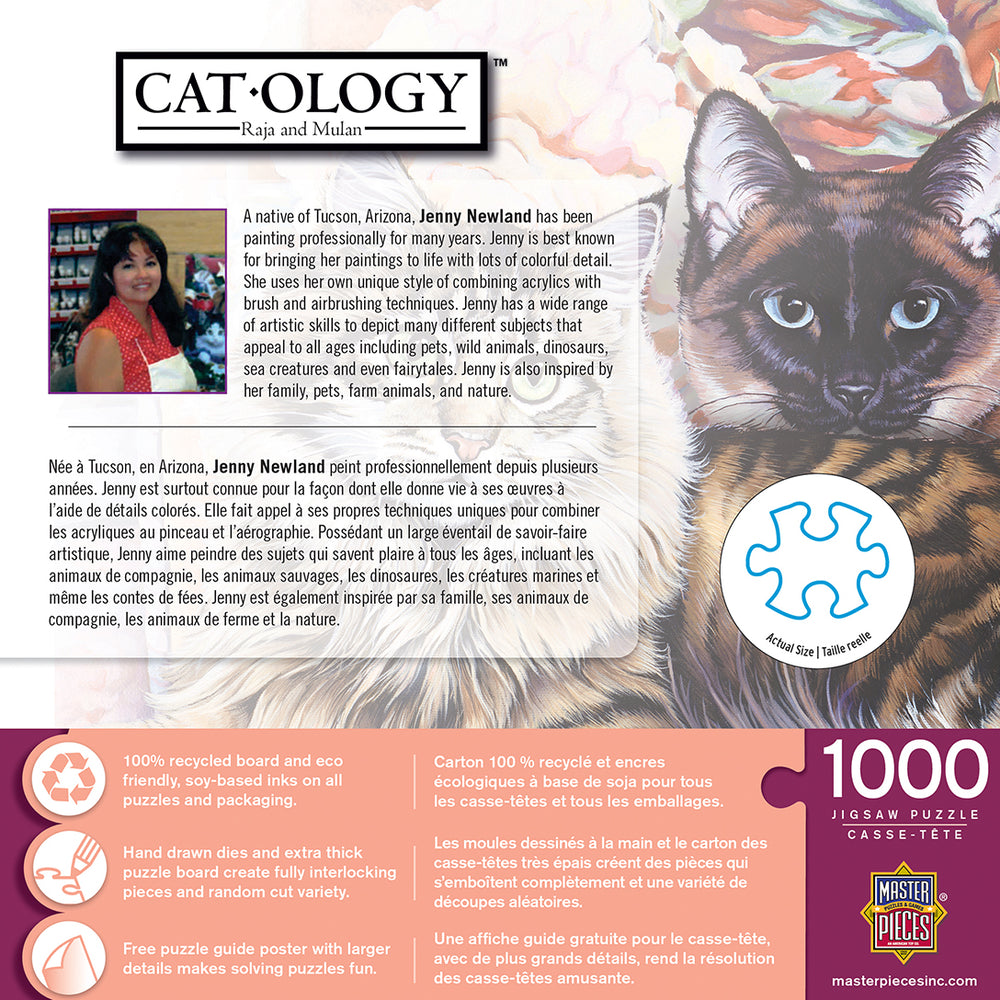 Puzzle Masterpieces: 1000 Piece Catology - Raja and Mulan