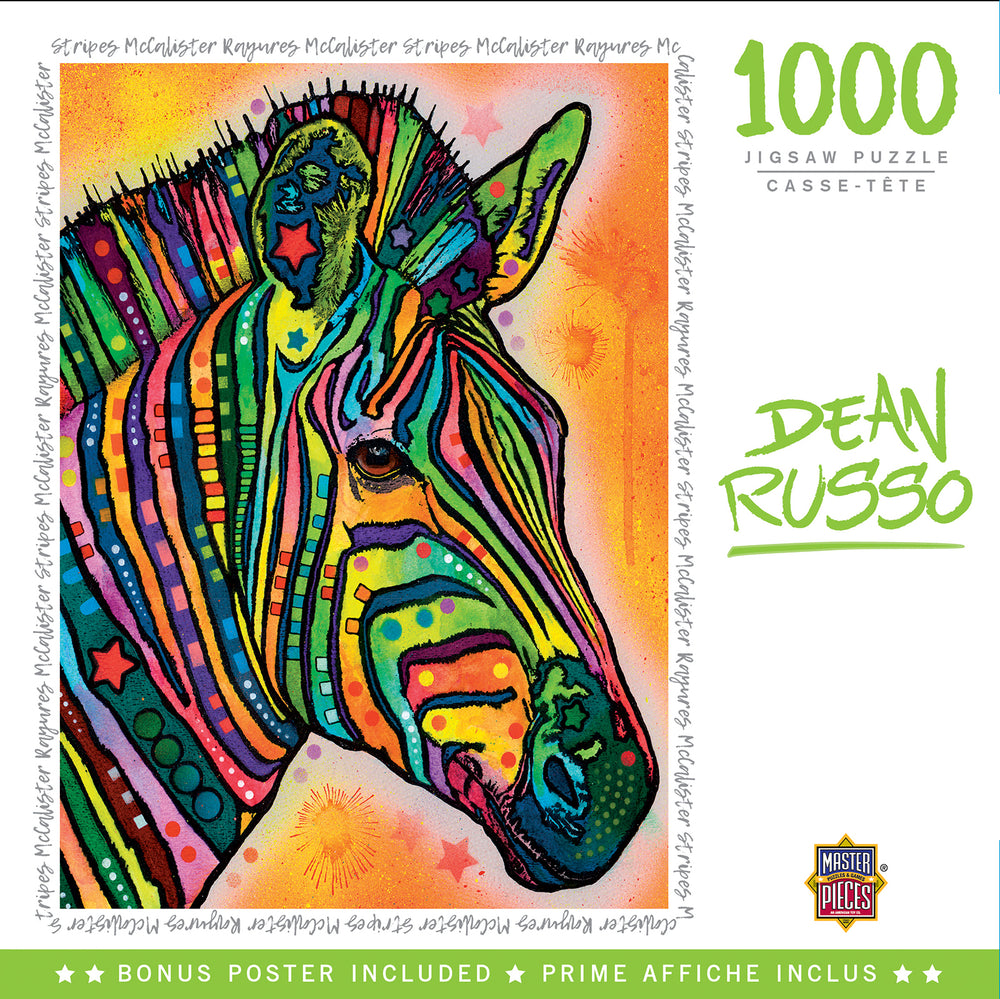 Puzzle Masterpieces: 1000 Piece Dean Russo - Stripes McCalister