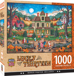 Puzzle Masterpieces: 1000 Piece Halloween - Lucky Thirteen