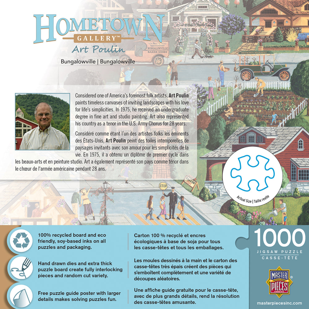 Puzzle Masterpieces: 1000 Piece Hometown Gallery - Bungalowville