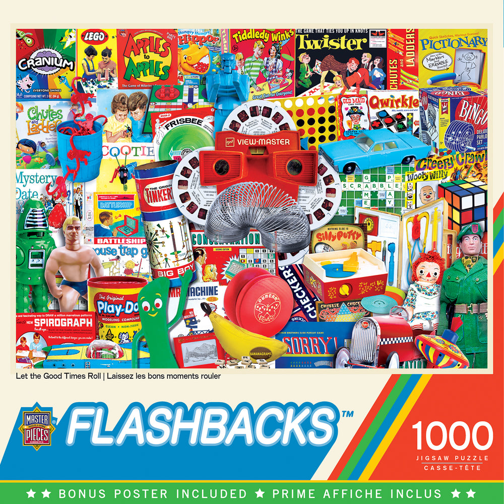 Puzzle Masterpieces: 1000 Piece Flashbacks - Let the Good Times Roll