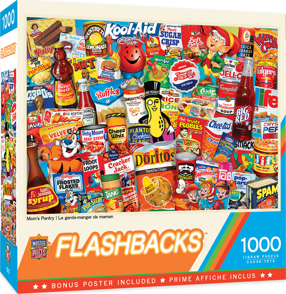 Puzzle Masterpieces: 1000 Piece Flashbacks - Mom's Pantry