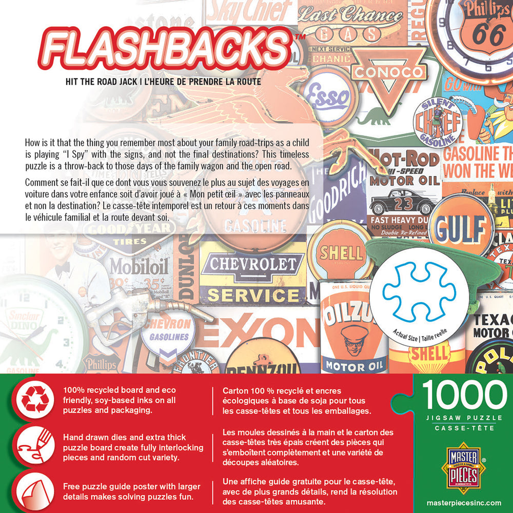 Puzzle Masterpieces: 1000 Piece Flashbacks - Hit the Road Jack