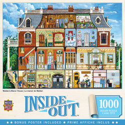 Puzzle Masterpieces: 1000 Piece Inside Out - Walden's Manor House