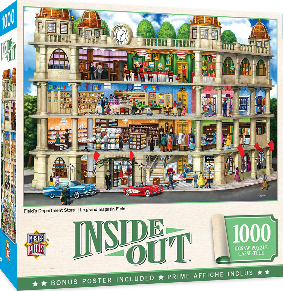 Puzzle Masterpieces: 1000 Piece Inside Out - Fields Department Store