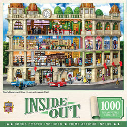 Puzzle Masterpieces: 1000 Piece Inside Out - Sophia's Dollhouse