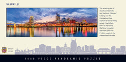 Puzzle Masterpieces: 1000 Piece Panoramic American Vistas - Nashville