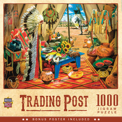 Puzzle Masterpieces: 1000 Piece Tribal Spirit - Trading Post