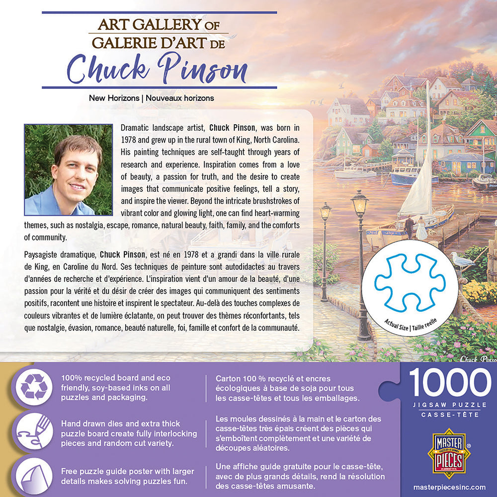 Puzzle Masterpieces: 1000 Piece Art Gallery - New Horizons