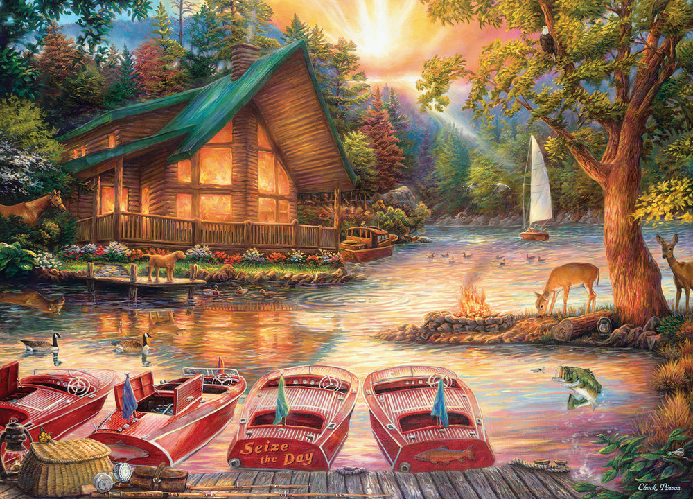 Puzzle Masterpieces: 1000 Piece Art Gallery - Seize the Day