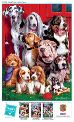 Puzzle Masterpieces: 1000 Piece Furry Friends - Sitting Pretty