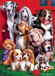 Puzzle Masterpieces: 1000 Piece Furry Friends - Sitting Pretty
