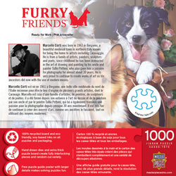 Puzzle Masterpieces: 1000 Piece Furry Friends - Ready for Work