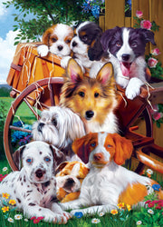 Puzzle Masterpieces: 1000 Piece Furry Friends - Ready for Work