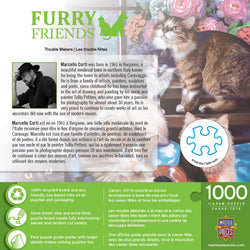 Puzzle Masterpieces: 1000 Piece Furry Friends - Trouble Makers