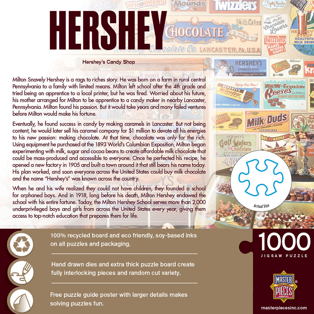 Puzzle Masterpieces: 1000 Piece Hershey - Hershey's Candy Shop